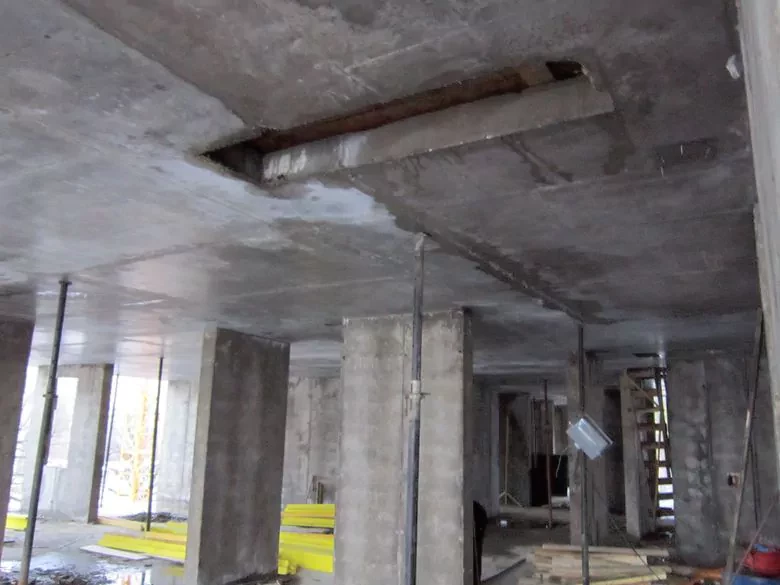Экспертиза качества выполненных бетонных работ строящегося многоэтажного административного здания (экспертиза качества бетона)
